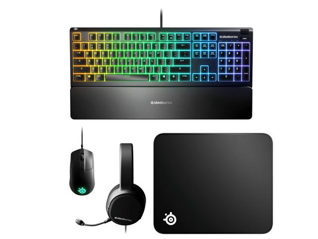  SteelSeries Apex 3 RGB Gaming Keyboard – 10-Zone RGB  Illumination – IP32 Water Resistant – Premium Magnetic Wrist Rest (Whisper  Quiet Gaming Switch) : Everything Else