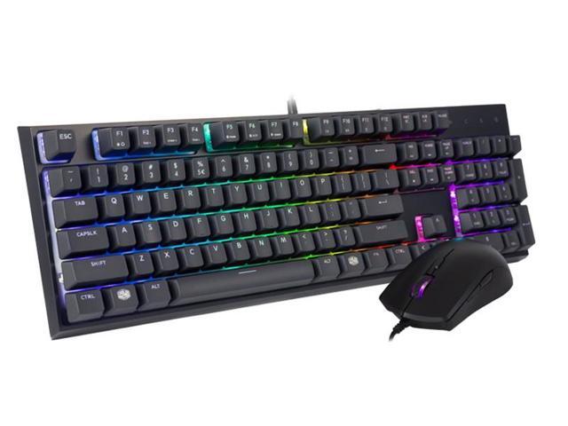 Cooler Master Masterset MS121 RGB Wired Bundle with Gaming Keyboard and Mouse - MS-121-KKMF1-US