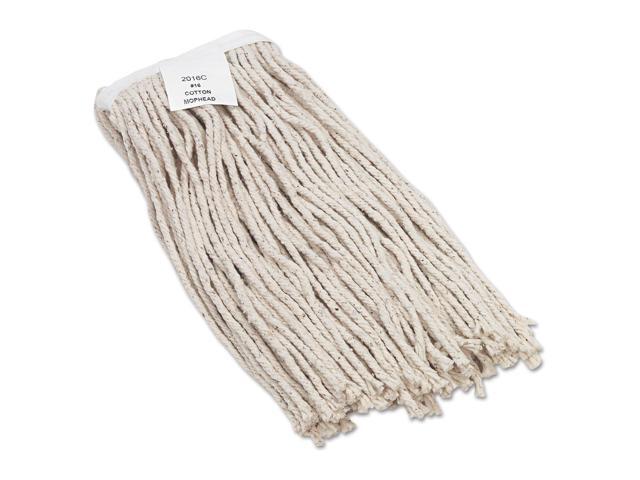 Boardwalk Mop Head Value Standard Head Rayon Fiber Cut-End Size No 16 WE 12