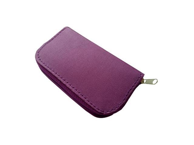 Purple Memory Card Storage Carrying Case Holder Wallet 18slots + 4 slots For CF/SD/SDHC/MS/DS 3DS Game accessory