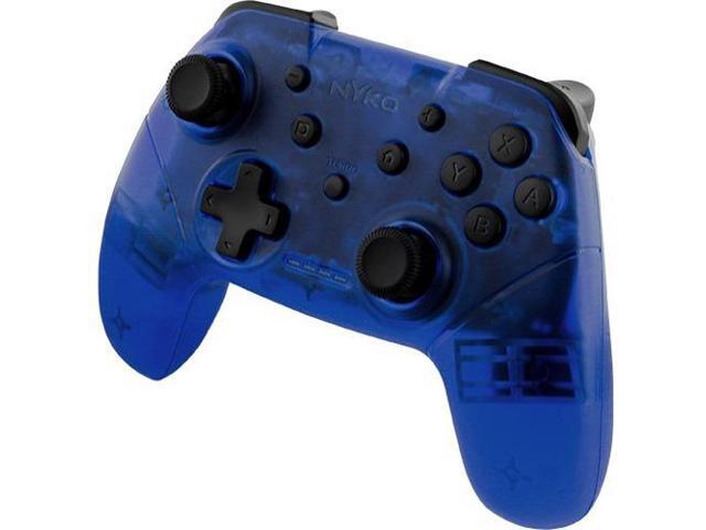 nyko wireless core controller bluetooth pro controller alternative with turbo and android/pc compatibility for nintendo switch blue