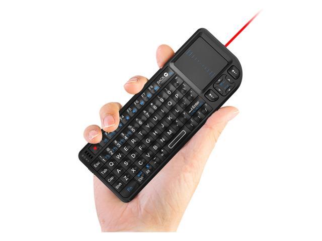 keyboard For Rii mini V3/K01 wireless keyboard touchpad backlit laser pointer HandHeld for smart TV PC
