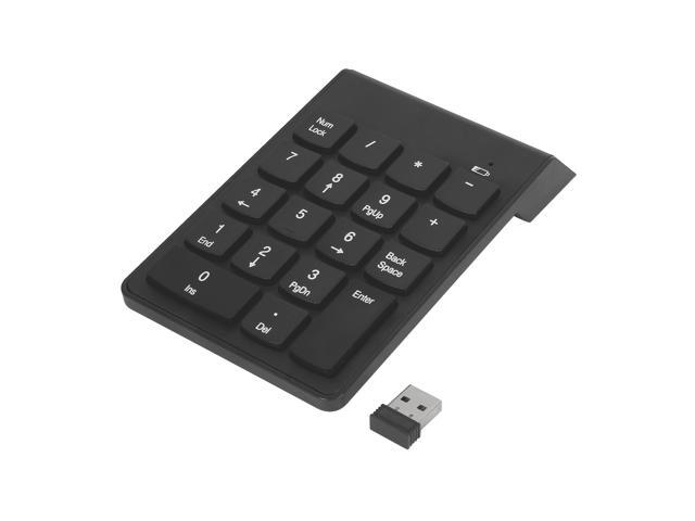 24G Wireless USB Numeric Keypad Mini Numpad 18 Keys Digital Keyboard for iMac/MacBook Air/Pro Laptop PC Notebook Desktop