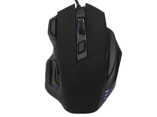 7D 2400DPI Gaming Mouse Mice Optical 6 Button USB Wired for Laptop PC
