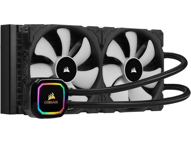 CORSAIR iCUE H115i RGB PRO XT 280mm Radiator Dual 140mm PWM Fans Software Control Liquid CPU Cooler CW-9060044-WW