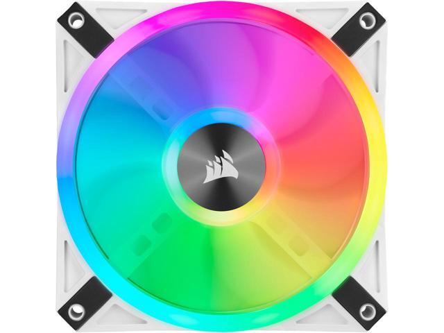CORSAIR QL Series iCUE QL120 RGB 120mm RGB LED PWM White Fan Single Fan - CO-9050103-WW
