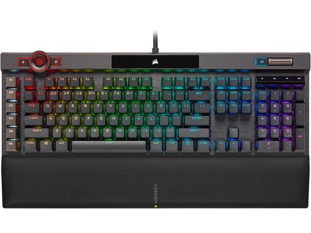 CORSAIR K100 RGB Mechanical Gaming Keyboard Backlit RGB LED CHERRY MX SPEED Keyswitches Black