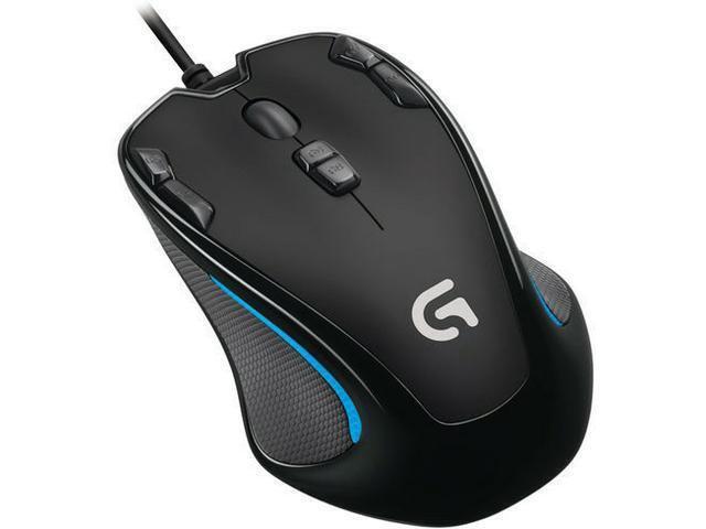 Logitech G300s 9 Programmable USB Gaming Mouse for PC Mac Wired 2500 dpi Optical Grey