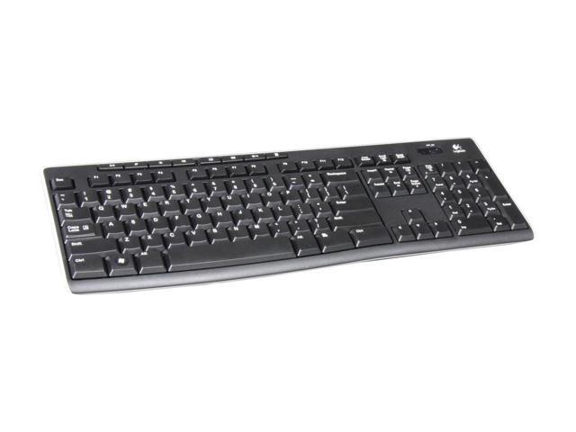 Logitech K270 24GHz Wireless Keyboard - Black