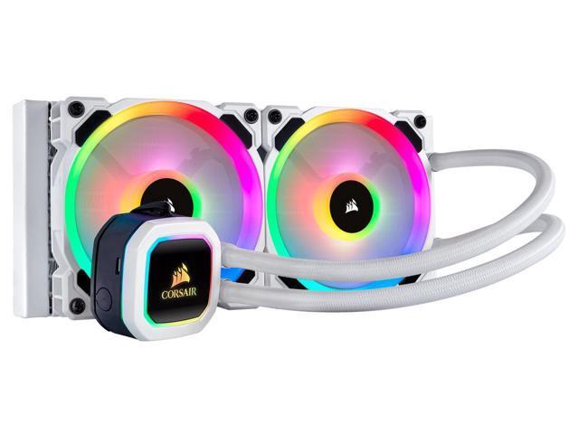 Corsair Hydro Series H100i RGB PLATINUM SE 240mm Radiator Dual LL120 RGB PWM Fans Advanced RGB Lighting and Fan Control with Software Liquid