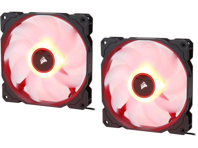 Corsair AF Series AF140 LED (2018) CO-9050089-WW 140mm Red LED Case Fan 2-Pack