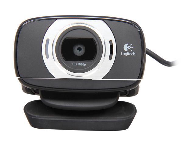 Logitech HD Webcam C615 with Fold-and-Go Design and 360-Degree Swivel