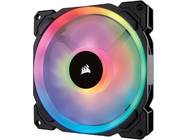 Corsair LL Series CO-9050073-WW LL140 RGB 140mm Dual Light Loop RGB LED PWM Fan Single Pack