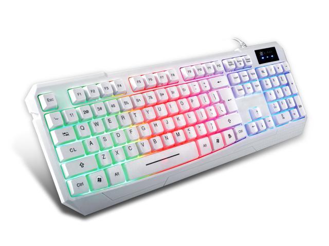 K-Ray K5 Gaming Keyboard Multi-Color LED USB Wired Gaming Keyboard with Colorful LED Backlit Light for PC Dell Lenovo HP