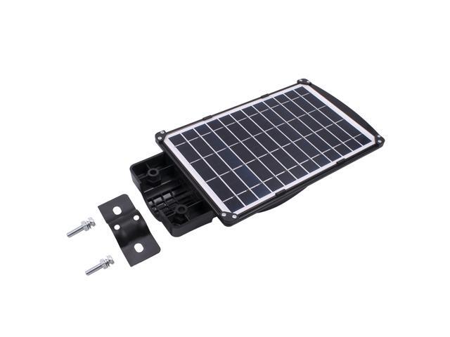 90W 180-LED Solar Sensor Outdoor Light with Light Control and Radar Sensor Black