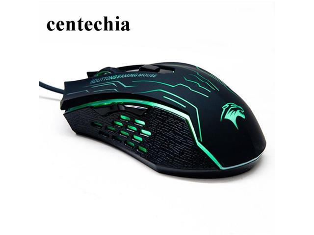 Centechia USB Wired Mouse 3200DPI 7 Buttons Optical Gaming Game Mouse LED luminous mouse for PC Laptop Computer