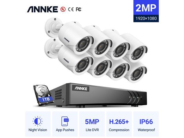 ANNKE 4/8/16-Channel 1080P CCTV Security Camera System