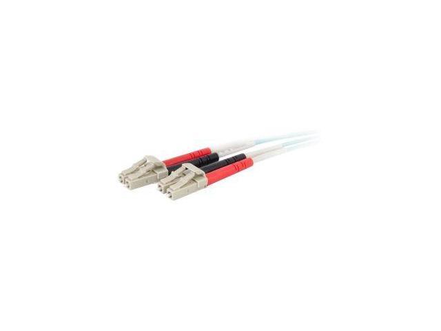 C2G 5m LC-LC 50/125 Duplex Multimode OM4 Fiber Cable - Aqua - 16ft - 5m LC-LC 50/125 Duplex Multimode OM4 Fiber Cable - Aqua - 16ft