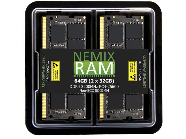 NeweggBusiness - NEMIX RAM 64GB (2 x 32GB) DDR4 3200MHz PC4-25600
