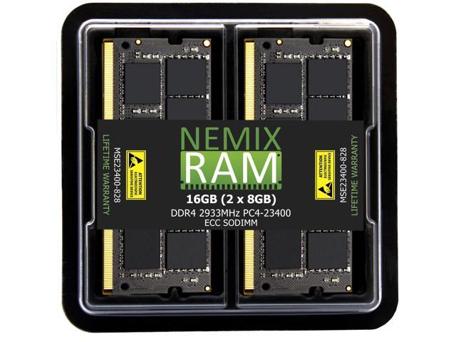 NeweggBusiness - 16GB (2 x 8GB) DDR4 2933MHz PC4-23400 ECC SODIMM 