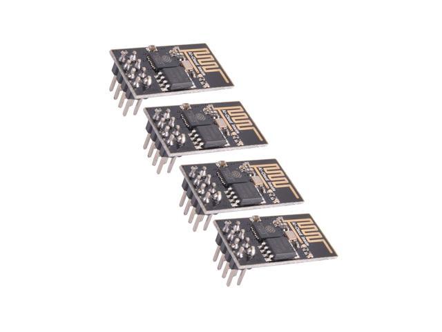 FTCBlock 4pcs ESP8266 Esp-01 Serial Wireless WiFi Transceiver Module Compatible with Arduino