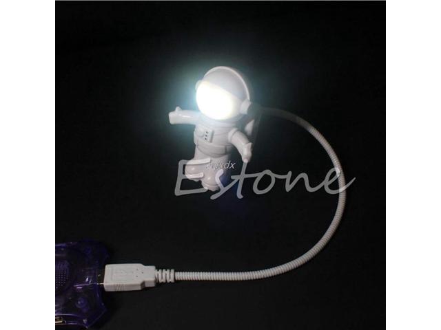Spaceman Astronaut Mini Flexible Led Bulb Light Table Gadgets USB Hand Lamp for Power Bank PC Laptop