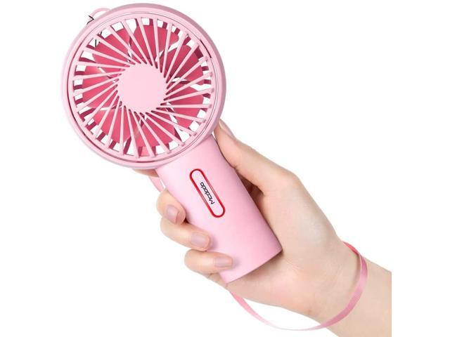 Mini Handheld Fan Mcdodo Desk Fan Small Personal Portable Table Fan with USB Rechargeable Operated Cooling Electric Fan for Travel Office Room