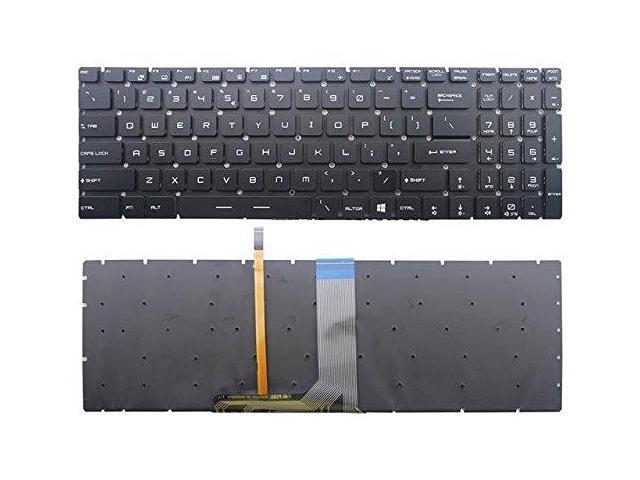 New Replacement for MSI Gaming S1N-3EUS215-SA V143422AK1 V143422AS1 US UI Backlit Keyboard