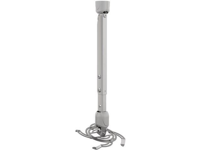 Barkan 4 Movement Projector Ceiling Mount Up to 44 lbs Silver Telescopic Adjustment 3D Tilt Mechanism Self Assembly Device Mount