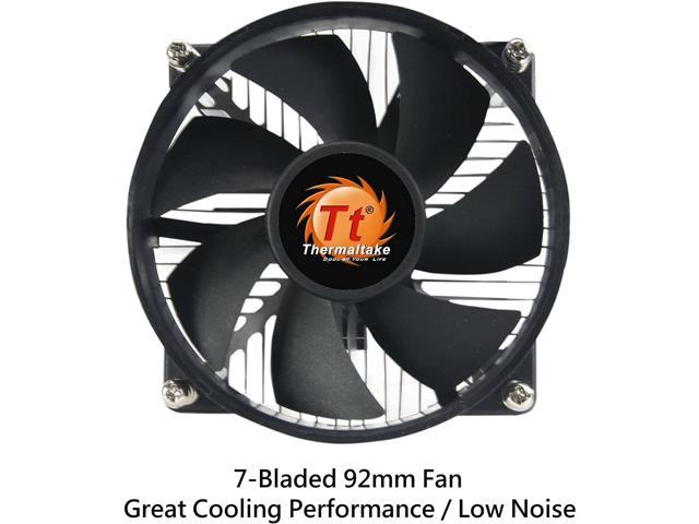 92mm 4-Pins PWM 1200~3500rpm Aluminum Extrusion CPU Cooling Fan for AMD AM4 CL-P078-AL09WT-A Thermaltake 95W Gravity A2 CPU Cooler 