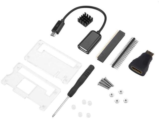 Akozon Raspberry Pi Zero W/Zero Complete Starter Kit-Premium 9 Essential Accessories White CaseFor Raspberry Pi Zero/Zero W Foundation Suite