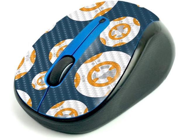 MightySkins Carbon Fiber Skin for Logitech M325 Wireless Mouse Made in The USA Mini Galaxy Bots (CF-LOGM510-Mini Galaxy Bots)