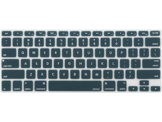 MOSISO Silicone Keyboard Cover Compatible with MacBook Pro 13/15 Inch (with/Without Retina Display 2015 or Older Version)Older MacBook Air 13