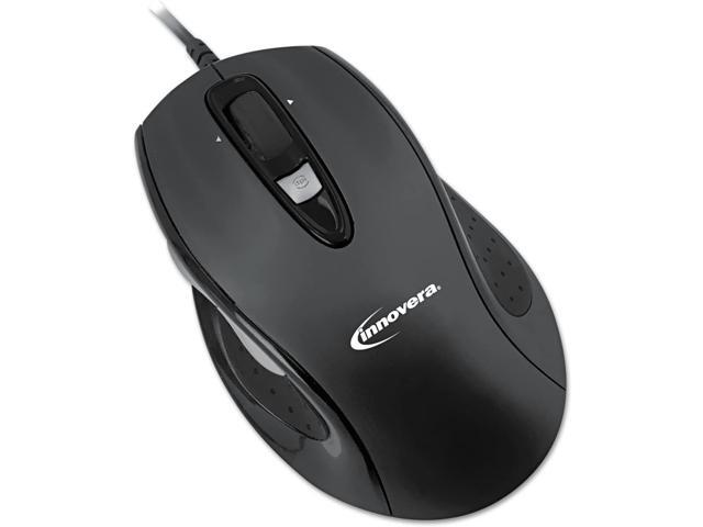 Innovera Full-Size Wired Optical Mouse USB Black