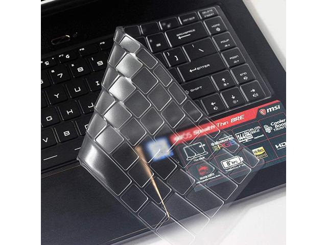 imComor for MSI GS65 Keyboard Cover Soft-Touch Ultra Thin Clear Protective Skin for MSI GS65 Stealth Thin 156 Inch Gaming Laptop(2018 Release)