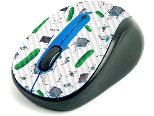 MightySkins Carbon Fiber Skin for Logitech M325 Wireless Mouse - Science Cartoon Protective Durable Textured Carbon Fiber Finish Easy to Apply