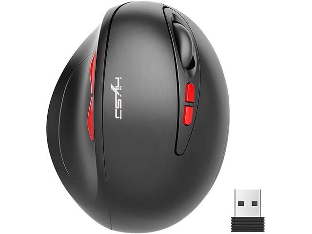 Docooler HXSJ 7D Wireless 24GGaming Mouse Ergonomic Vertical Mouse 2400DPI for Laptop PC