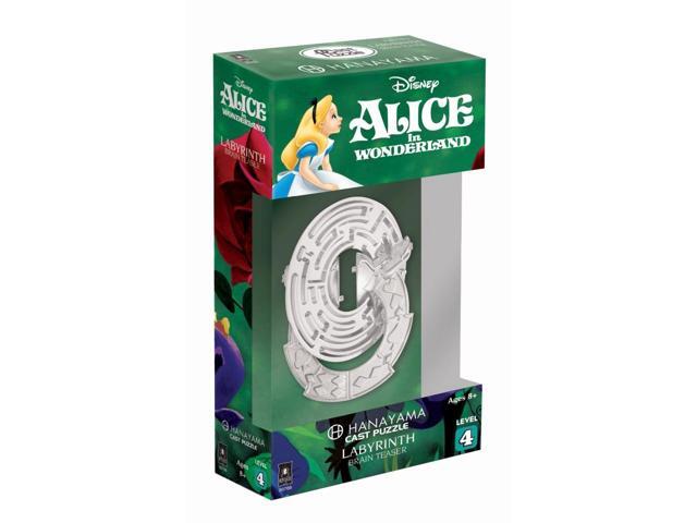Hanayama Level 4 Cast Metal Brain Teaser Puzzle Alice Labyrinth