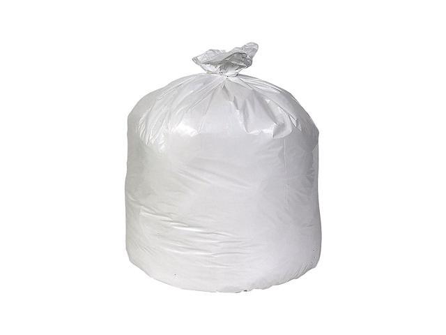 Brighton Trash Bags 55-60 Gallon 38x58 Low Density 074 Mil White 100 CT 814877