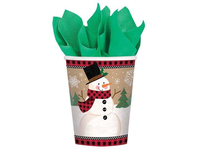 Amscan Winter Wonderland Paper Cup 9oz 5/Pack 8 Per Pack (581679)