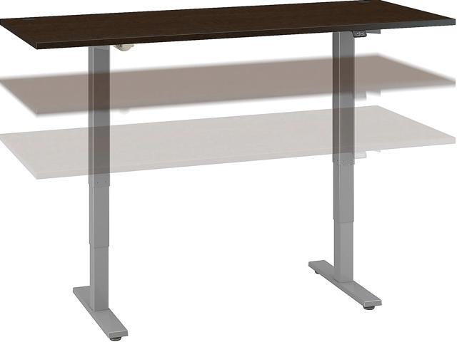 Bush Business Furniture Move 40 72W Height Adjustable Desk Mocha Cherry/Cool