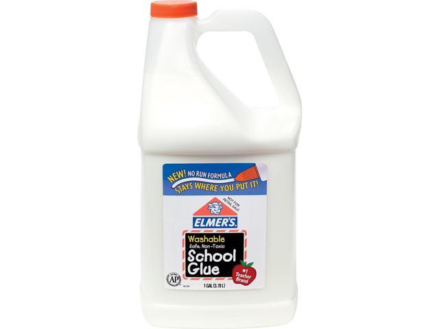 Elmers Liquid School Glue, Washable, 1 Gallon, 2 Count & Liquid