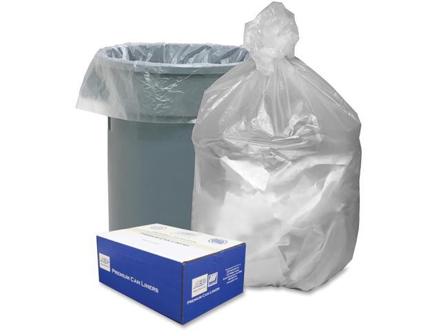 Webster HD404812N High Density Commercial Can Liners - Large Size - 45 gal - 40' Width x 48' Length x 031 mil (8 Micron) Thickness - High Density
