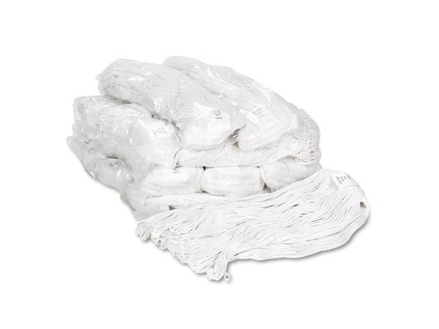 Boardwalk Pro Loop Web/Tailband Wet Mop Head Rayon #24 Size White 12/Carton