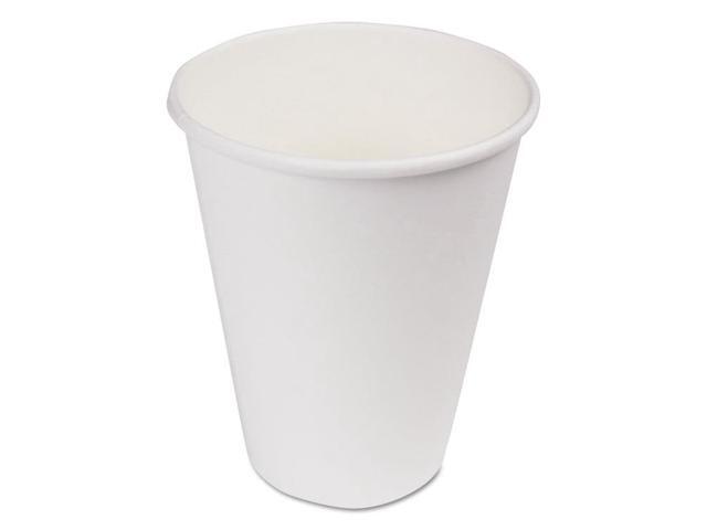 Boardwalk BWKWHT12HCUP Paper Hot Cups 12 Ounces