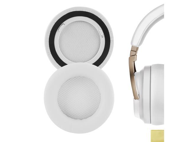 Geekria QuickFit Protein Leather Replacement Ear Pads for Corsair Virtuoso RGB Wireless SE Headphones Earpads Headset Ear Cushion Repair Parts