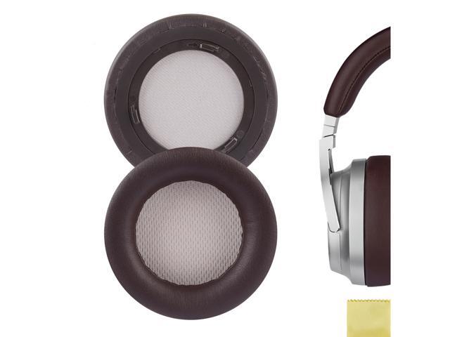 Geekria QuickFit Protein Leather Replacement Ear Pads for Corsair Virtuoso RGB Wireless SE Headphones Earpads Headset Ear Cushion Repair Parts