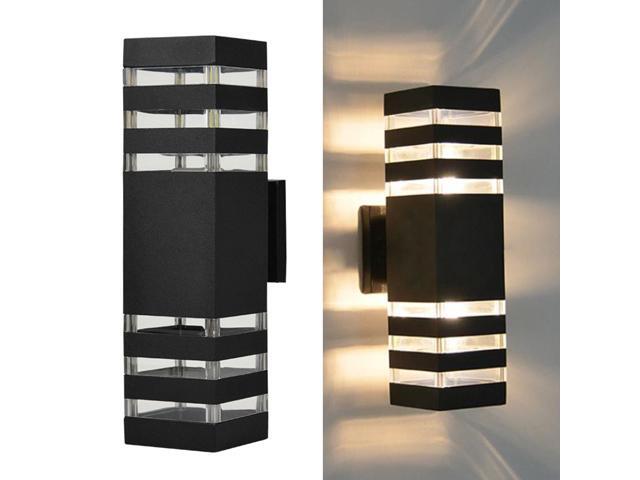 Outdoor Wall Mounted LED Wall Lamp Waterproof Light Fixture with Up and Down Design for Garden Corridor Hotel Courtyards Doorways Porches