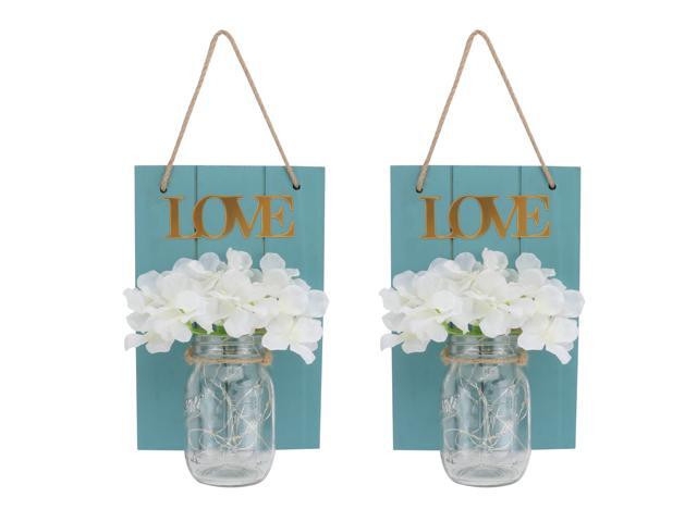 2Pcs Home Wall Light Decors LED Night Lights Decorative Wall Lamps (Indigo)