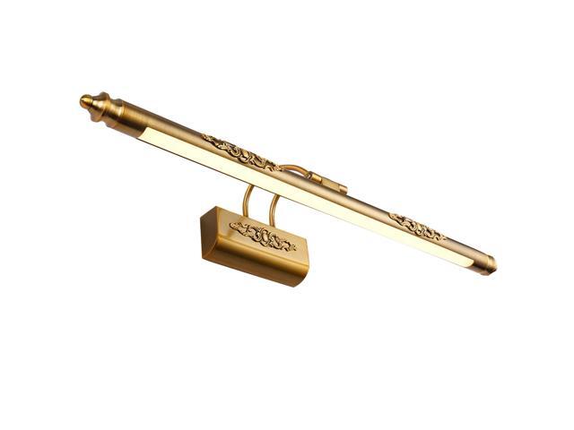 50CM Bathroom Mirror Lamp Waterproof Retro Bronze Cabinet Vanity Mirror Lights (White Light)